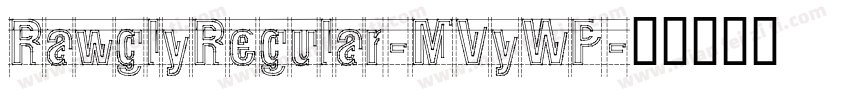 RawglyRegular-MVyWP字体转换