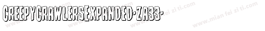 CreepyCrawlersExpanded-za33字体转换