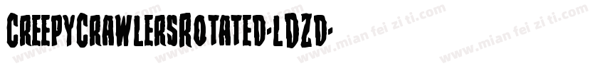 CreepyCrawlersRotated-lDZd字体转换