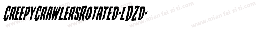 CreepyCrawlersRotated-lDZd字体转换