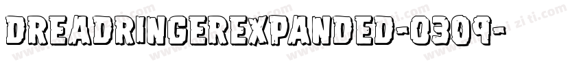 DreadRingerExpanded-03O9字体转换