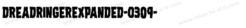 DreadRingerExpanded-03O9字体转换