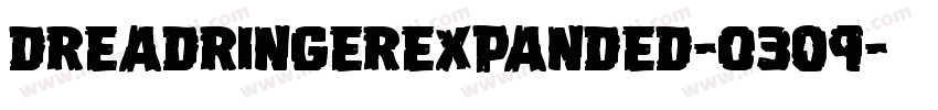 DreadRingerExpanded-03O9字体转换