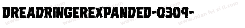 DreadRingerExpanded-03O9字体转换