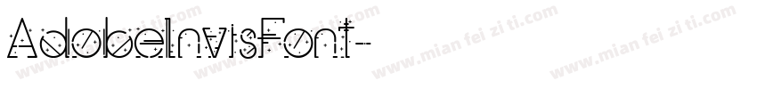 AdobelnvisFont字体转换