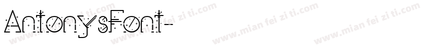 AntonysFont字体转换