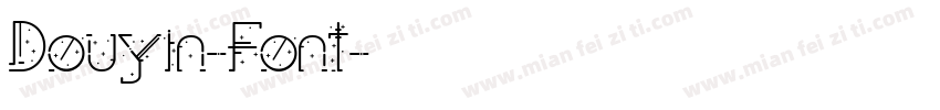 Douyin-Font字体转换