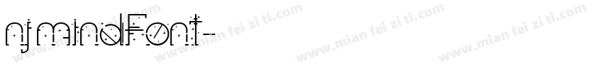 njmindFont字体转换