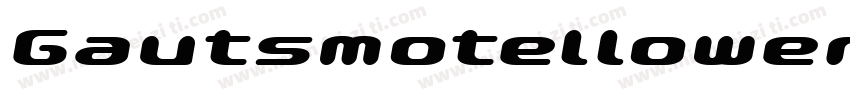 Gautsmotellowerleft-1jwL字体转换