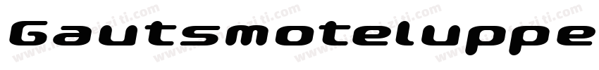 Gautsmotelupperleft-R9VM字体转换