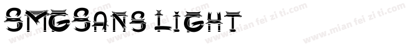 SMGSans-Light字体转换