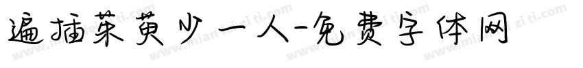 遍插茱萸少一人字体转换 遍插茱萸少一人字体转换