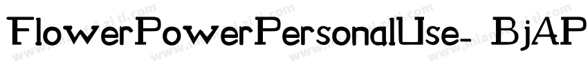 FlowerPowerPersonalUse-7BjAP字体转换