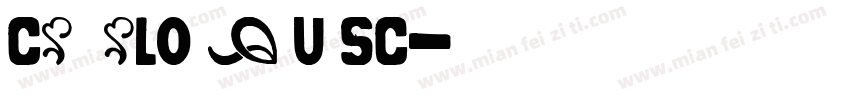 CanvaLongrunSC字体转换