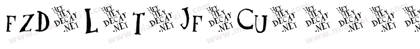 FZDaLiTiJF_CU字体转换