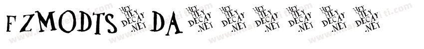 FZMODTS_DA字体转换