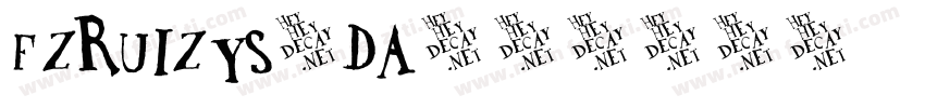 FZRUIZYS_DA字体转换