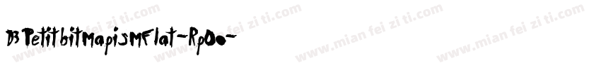 D3PetitbitmapismFlat-RpOo字体转换