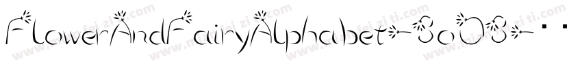 FlowerAndFairyAlphabet-3oO3字体转换