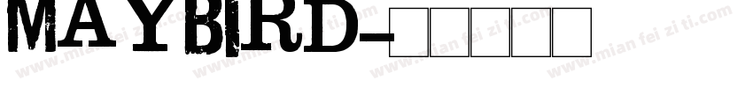 Maybird字体转换