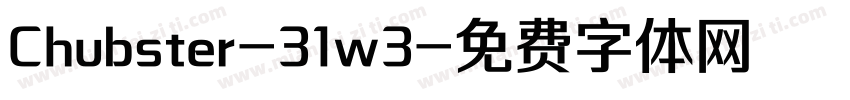 Chubster-31w3字体转换