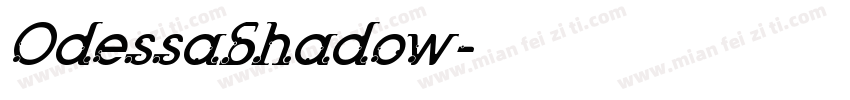 OdessaShadow字体转换