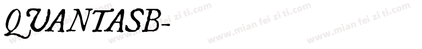 QUANTASB字体转换