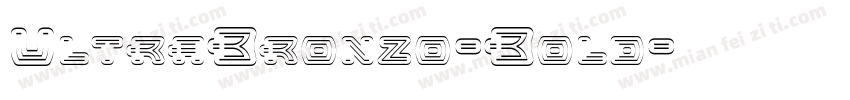 UltraBronzo-Bold字体转换