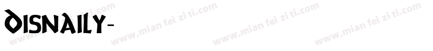 Disnaily字体转换