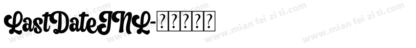 LastDateJNL字体转换