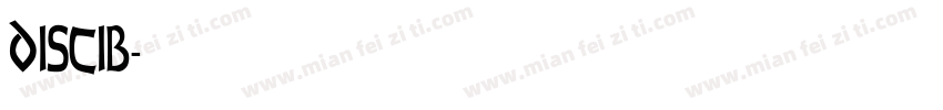 DISCIB字体转换