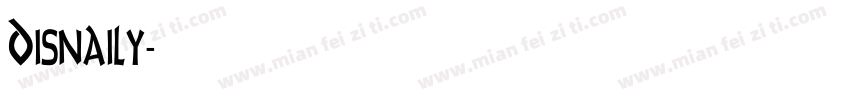 Disnaily字体转换