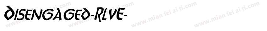 Disengaged-RlvE字体转换