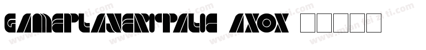 GamePlayerItalic-AXox字体转换