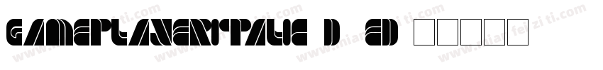 GamePlayerItalic-D4ed字体转换