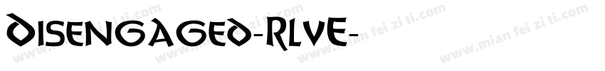 Disengaged-RlvE字体转换