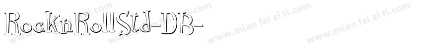 RocknRollStd-DB字体转换