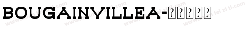 Bougainvillea字体转换