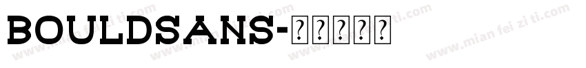 bouldsans字体转换