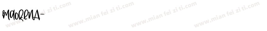 MaokenA字体转换
