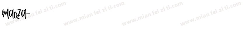 Maoza字体转换