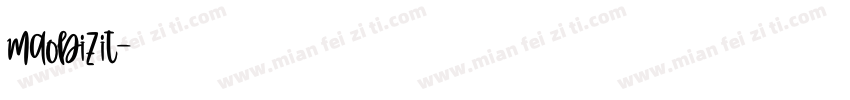 maobizit字体转换