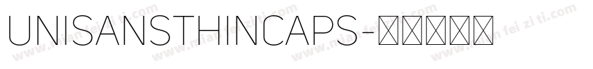 unisansthincaps字体转换