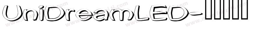 UniDreamLED字体转换