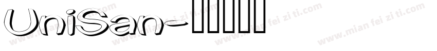 UniSan字体转换