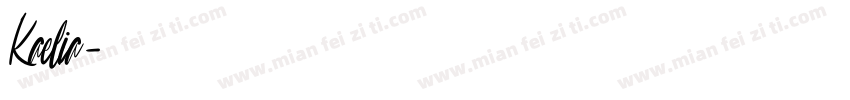 Kaelia字体转换