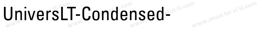 UniversLT-Condensed字体转换