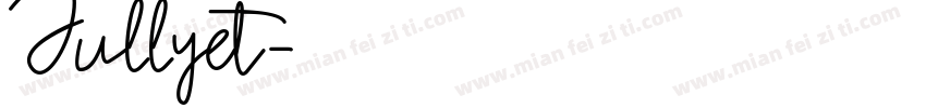 Jullyet字体转换