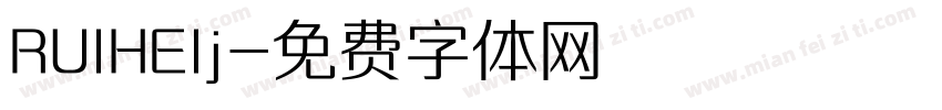 RUIHEIj字体转换