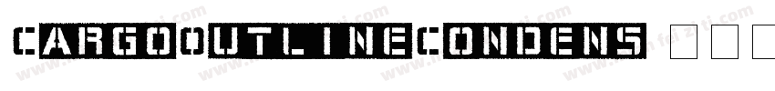 CargoOutlineCondens字体转换